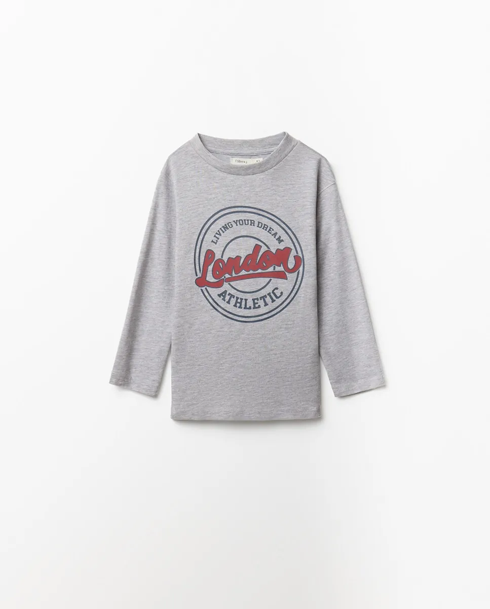 

Кофта колледжа Sfera, светло-серый