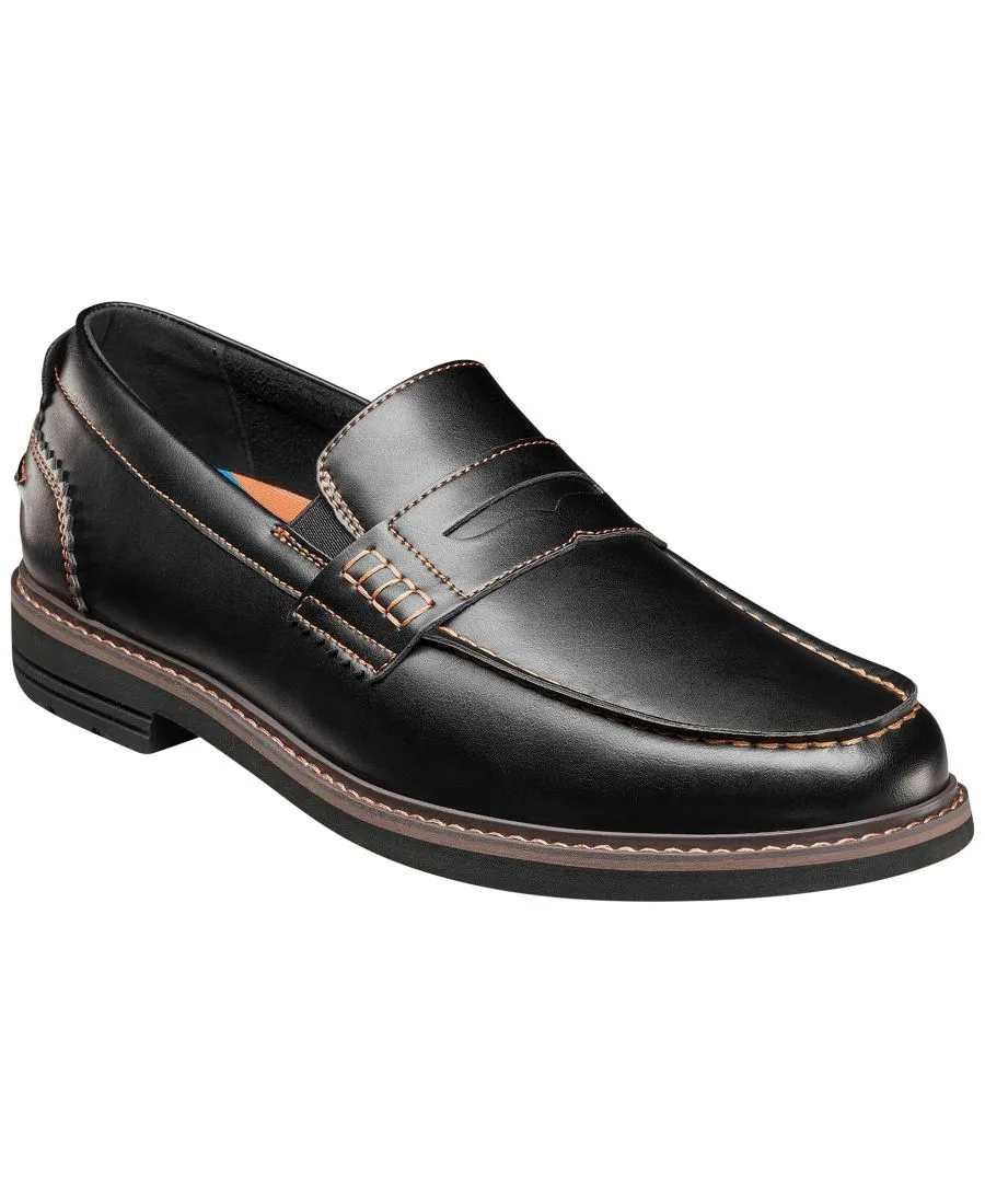 Мужские лоферы Oslo Moc-Toe Penny Loafers Nunn Bush, черный