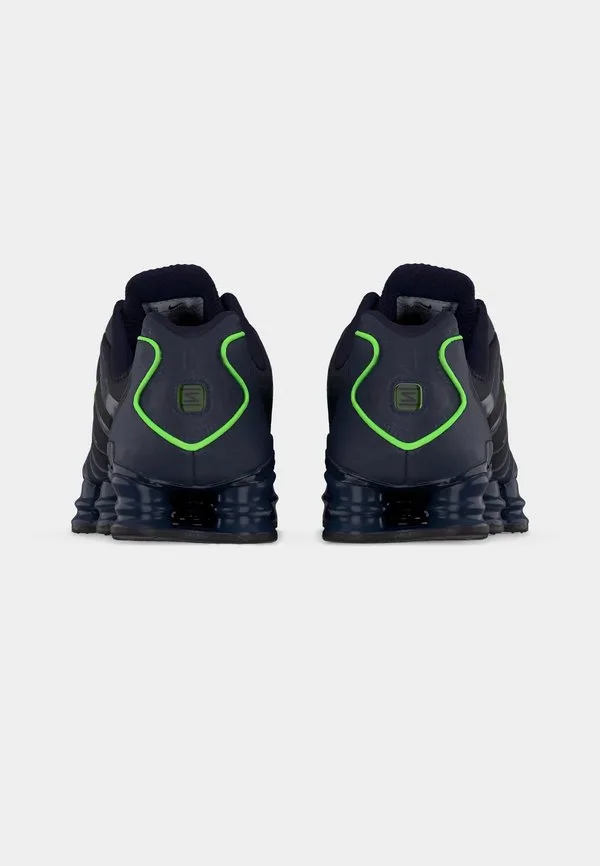 Кроссовки shox tl Nike Sportswear, Thunder Blue/Black/Obsidian/Green Strike — фото 4