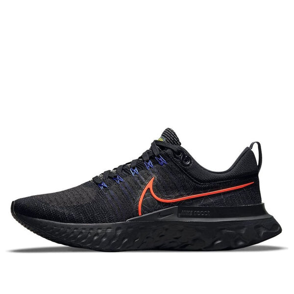 

Кроссовки react infinity run flyknit 2 'black hyper orange' Nike, черный