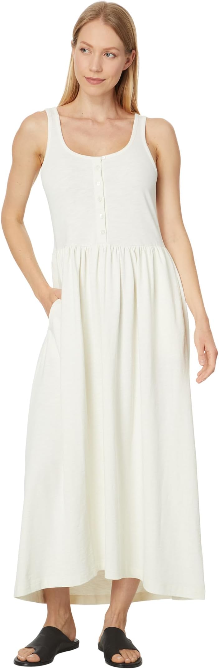 

Платье Lilla P Hi-Low Maxi Tank Dress, экрю