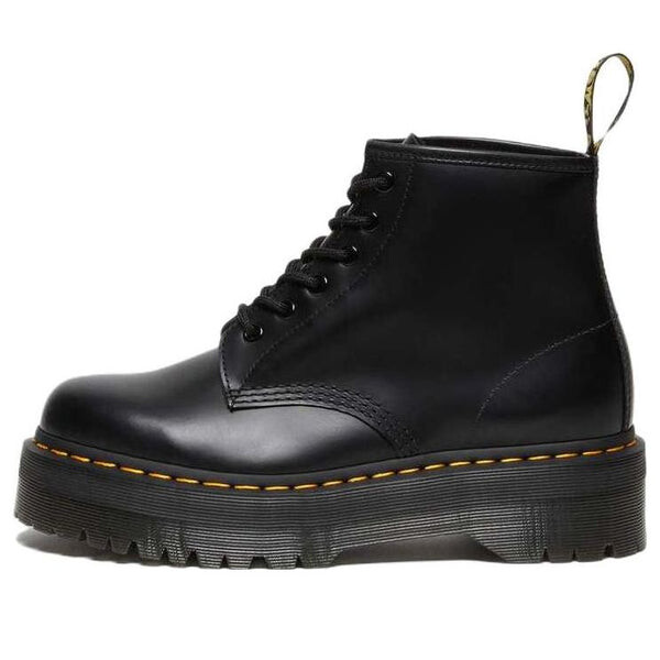 

Кроссовки 101 quad 6 eye boot 'black' Dr. Martens, черный