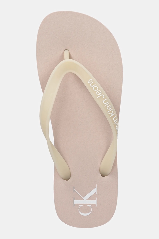 Пляжные шлепанцы BEACH SANDAL TRANSPARENT TPU Calvin Klein Jeans, бежевый — фото 4