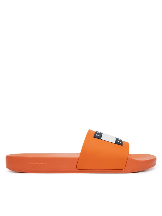Мюли Tommy Jeans Pool Slide Ess EM0EM01191 оранжевые
