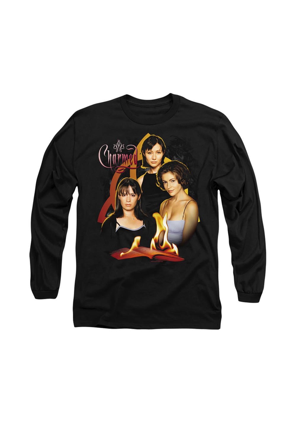 

Топ с длинными рукавами CHARMED Cotton Soul, черный