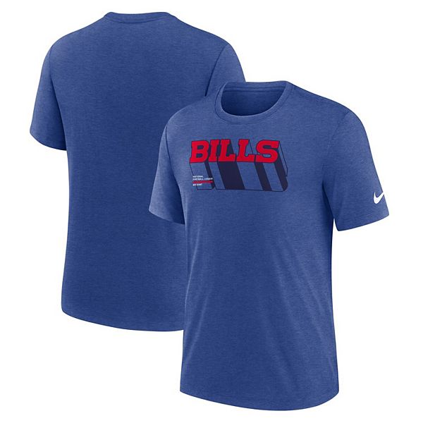 

Мужская футболка heather royal buffalo bills long pass tri-blend Nike