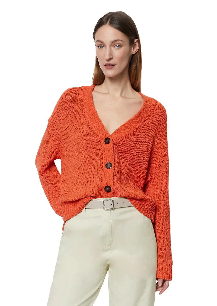 

Кардиган Marc O'Polo "из смеси органического хлопка", цвет Orange
