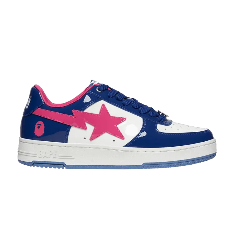 

Кроссовки BAPE Bapesta #1 M2 Blue Pink, синий