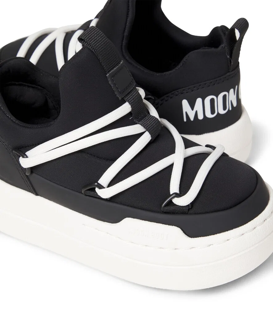 Низкие зимние ботинки Junior Park Moon Boot Kids, черный — фото 4