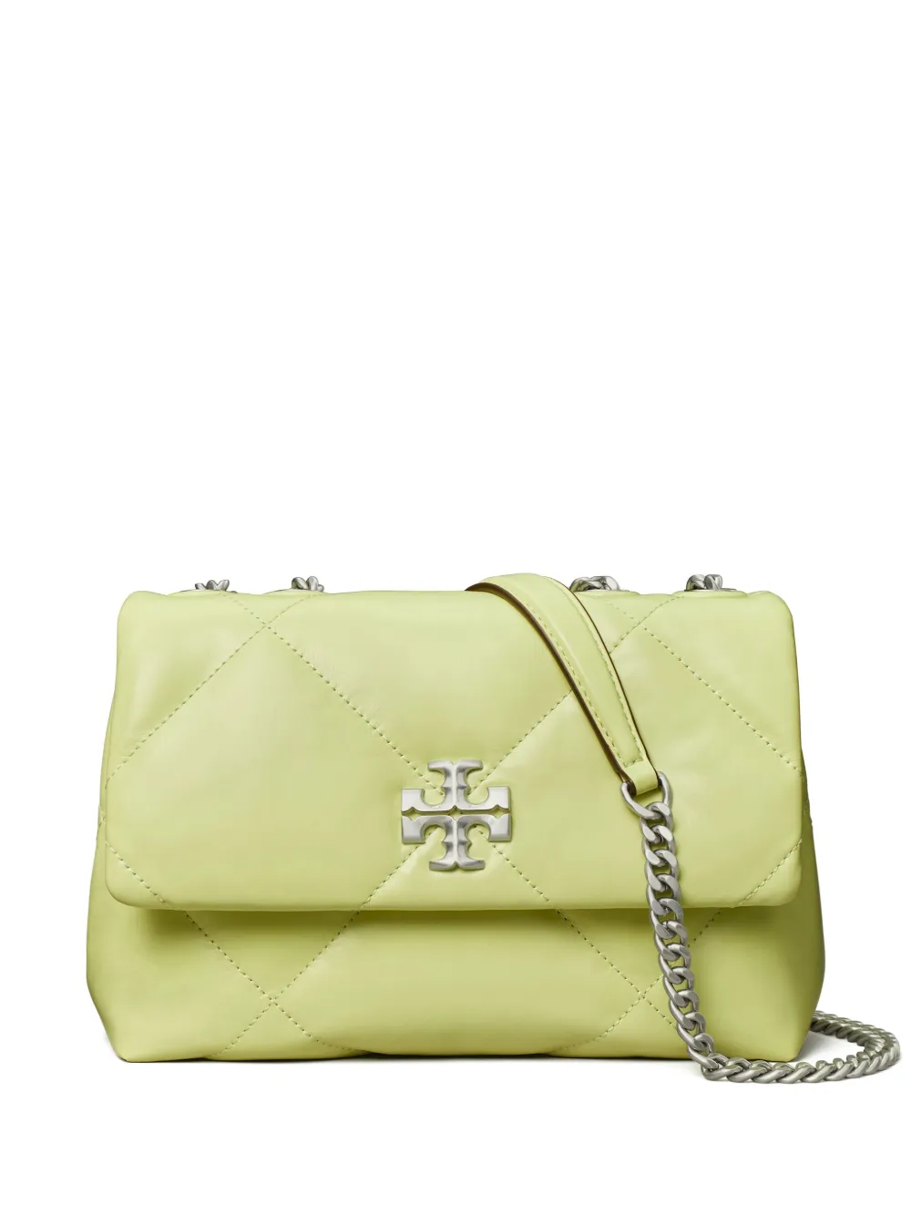 

Маленькая стеганая сумка на плечо Kira Tory Burch, зеленый