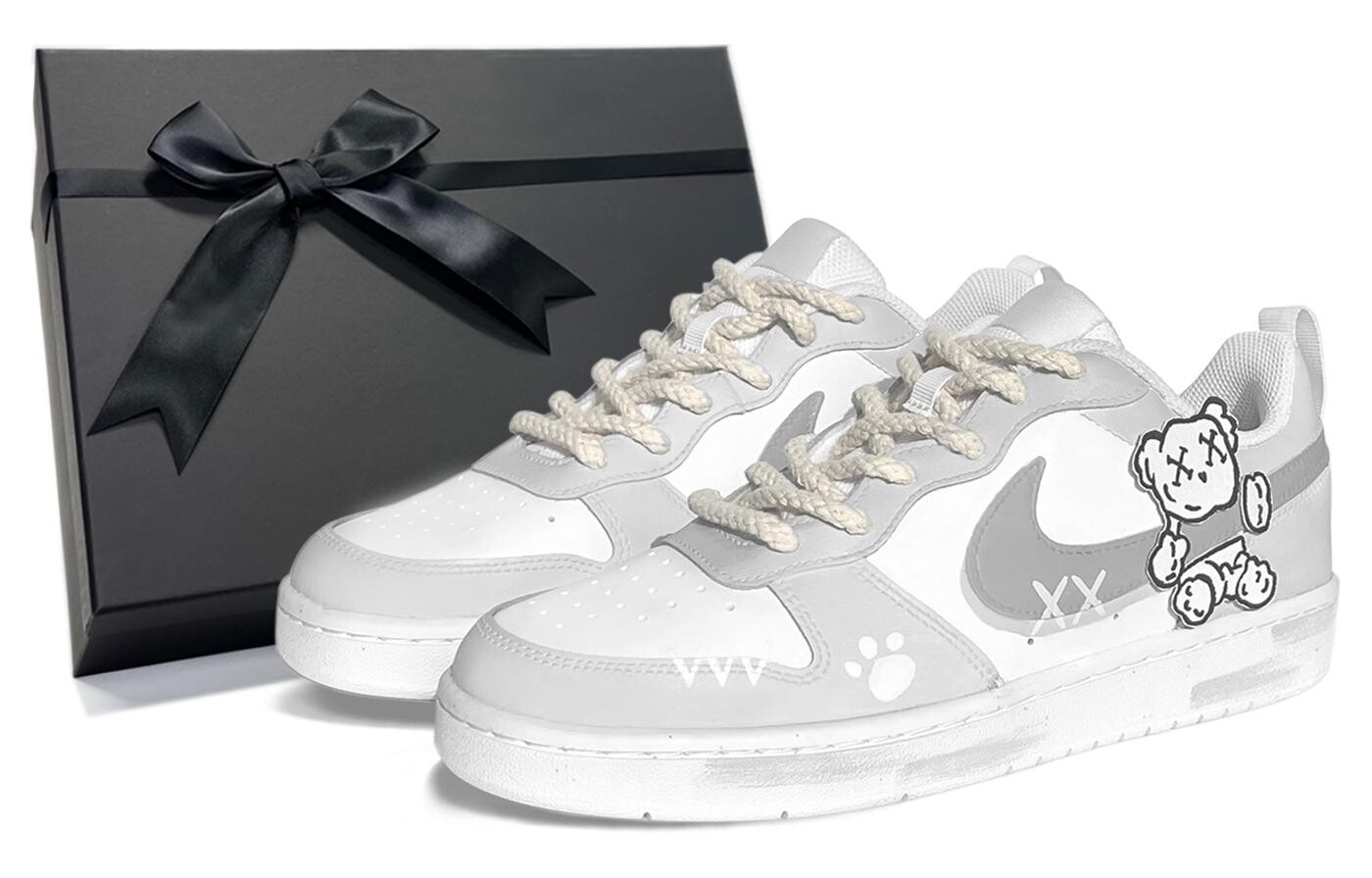 

Женские кроссовки для скейтбординга Nike Court Borough Low, Light Gray