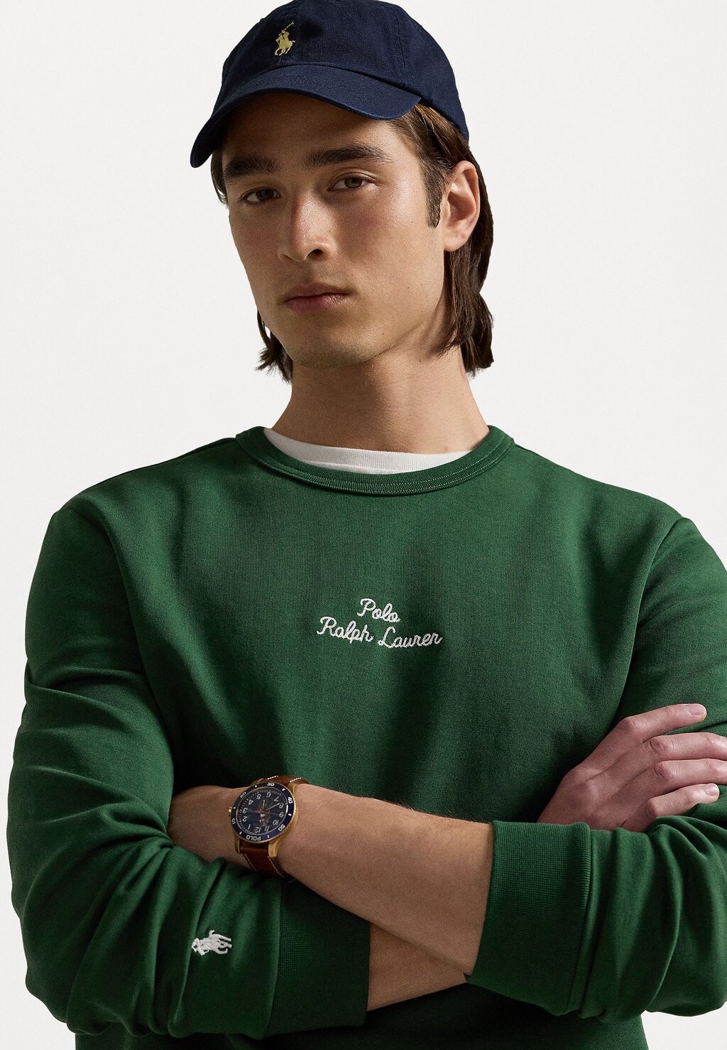 

Толстовка с капюшоном LONG SLEEVE Ralph Lauren, темно-зеленый