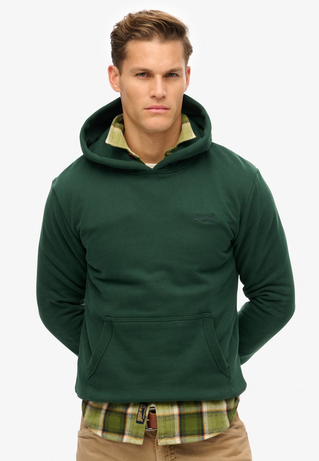 

Толстовка с капюшоном ESSENTIAL LOGO Superdry, зеленый