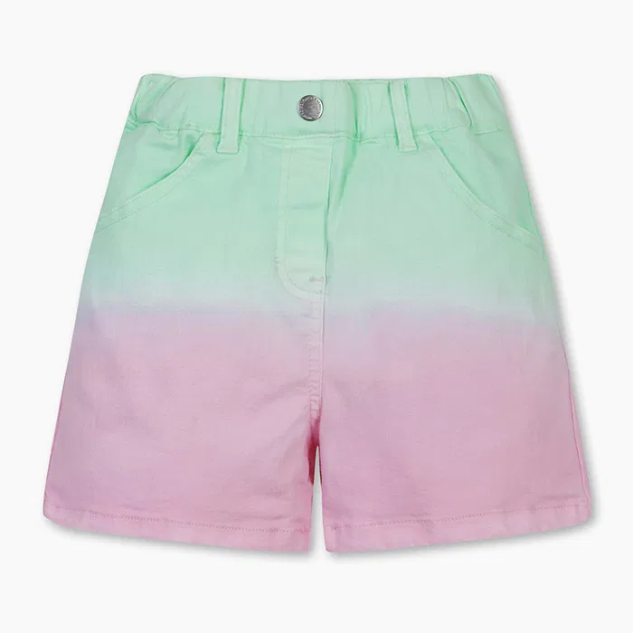 Детские шорты с двухцветным окрашиванием от Benetton Kids