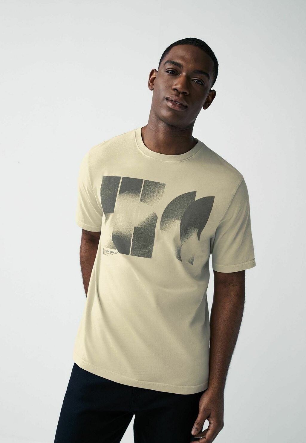 

Футболка с принтом PRINT T-SHIRT 3 PACK Next, цвет stone natural shapes