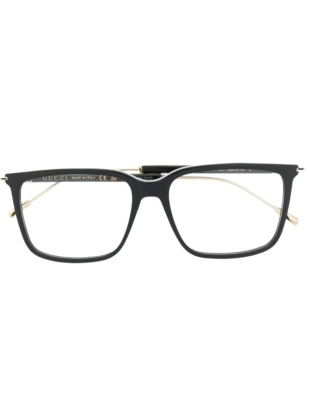 

Очки в квадратной оправе Gucci Eyewear, черный