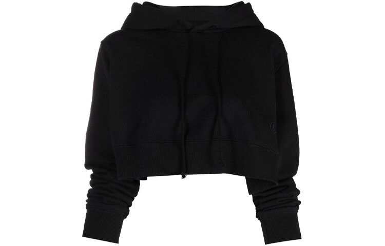 

Толстовка женская Mm6 Maison Margiela короткая, черный