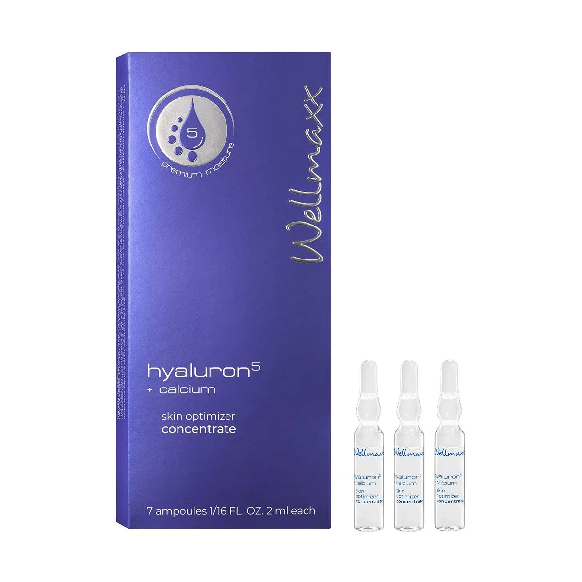 Концентрат-оптимизатор для кожи «Hyaluron⁵ + Calcium» от WELLMAXX Wellmaxx