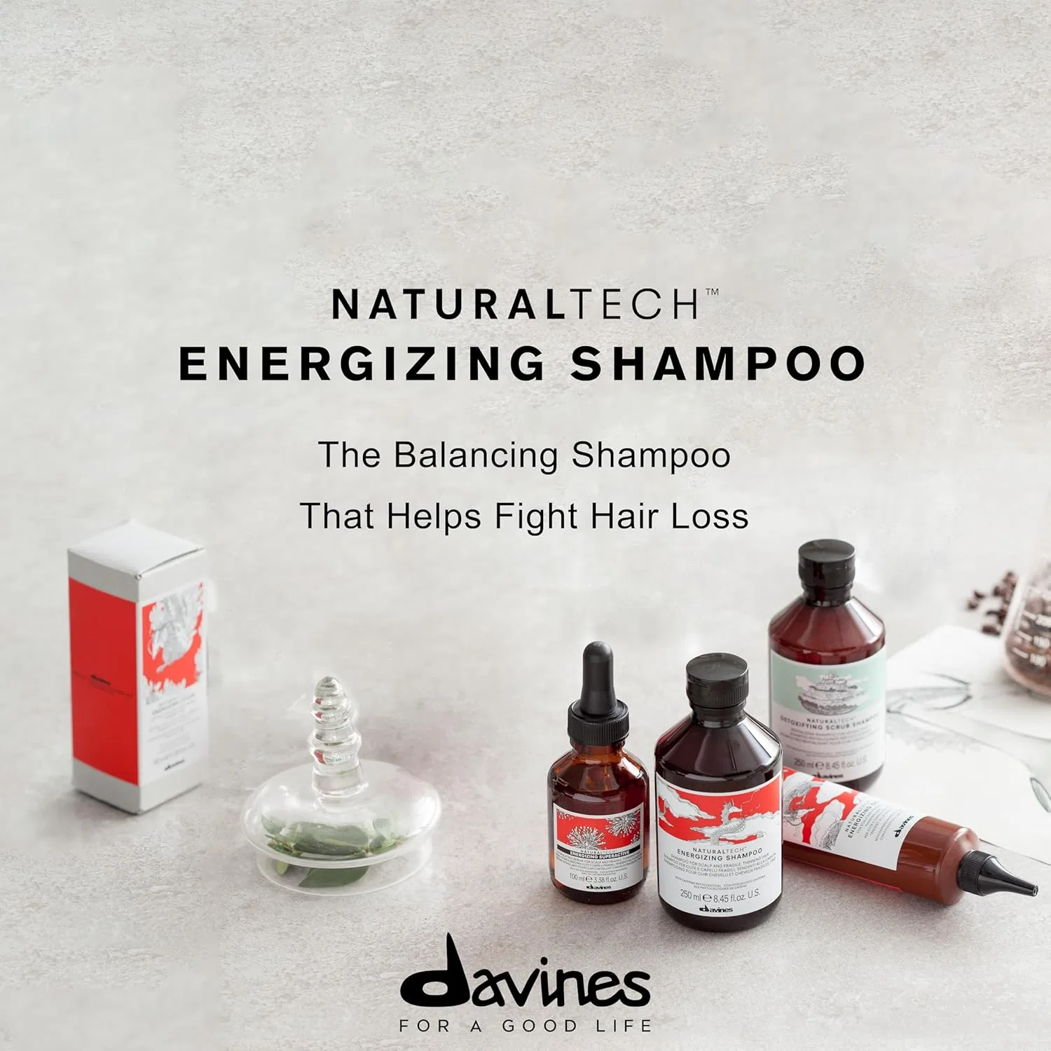 Стимулирующий шампунь «Naturaltech Energizing» от Davines, 250 мл Davines — фото 2