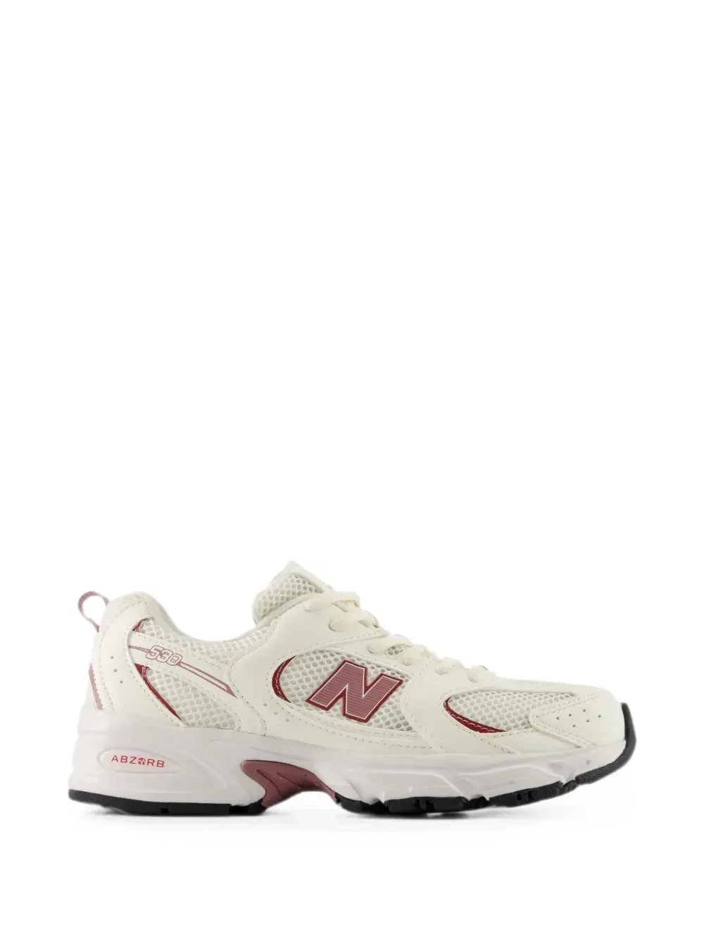 Кроссовки 530 на резинке-шнуровке New Balance Kids, белый — фото 2