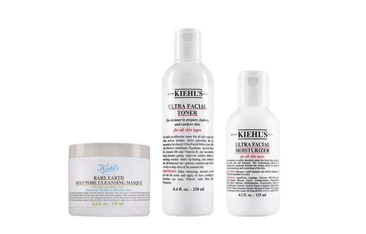 

Наборы для ухода за кожей Unisex Kiehl's, белый Clay Mask 125ml+High Moisturizing Toner 250ml+High Moisturizing Lotion 125ml