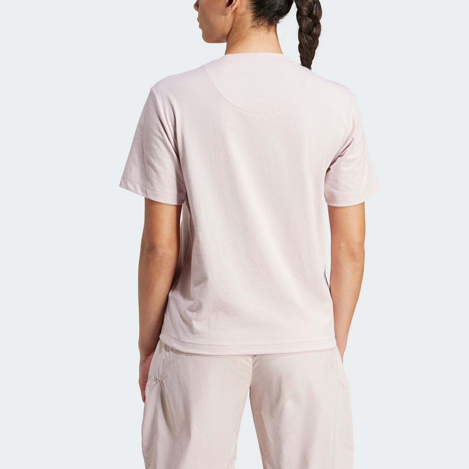 Футболка женская фуксия Adidas — фото 4