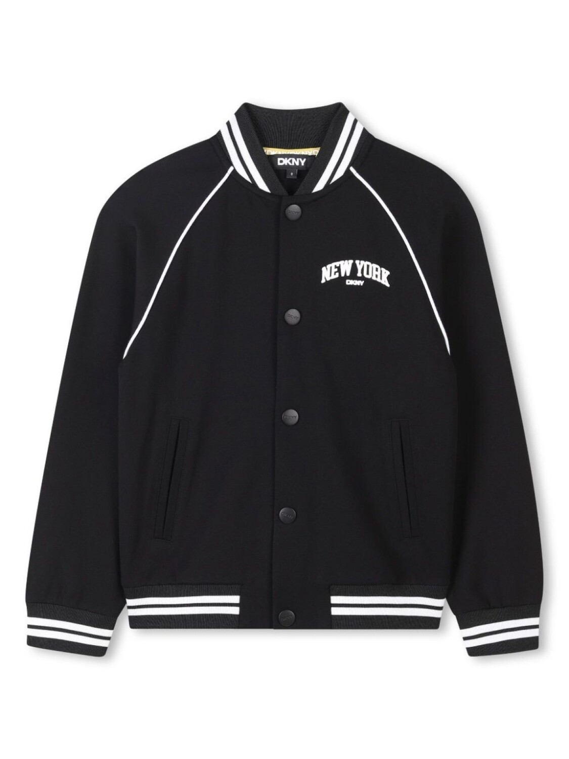 

Dkny Kids куртка с тисненым логотипом, черный