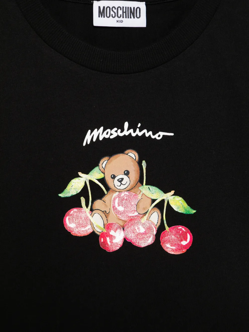 Комплект с шортами с графическим принтом Moschino Kids, черный — фото 3