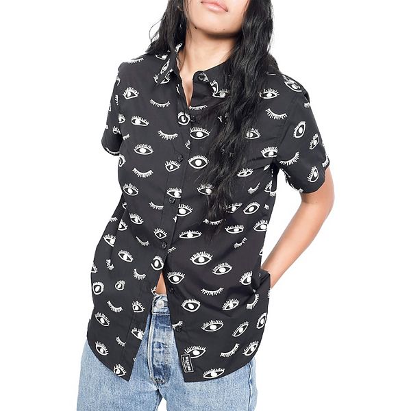 

Классическая рубашка на пуговицах Wildfang, Wink Black