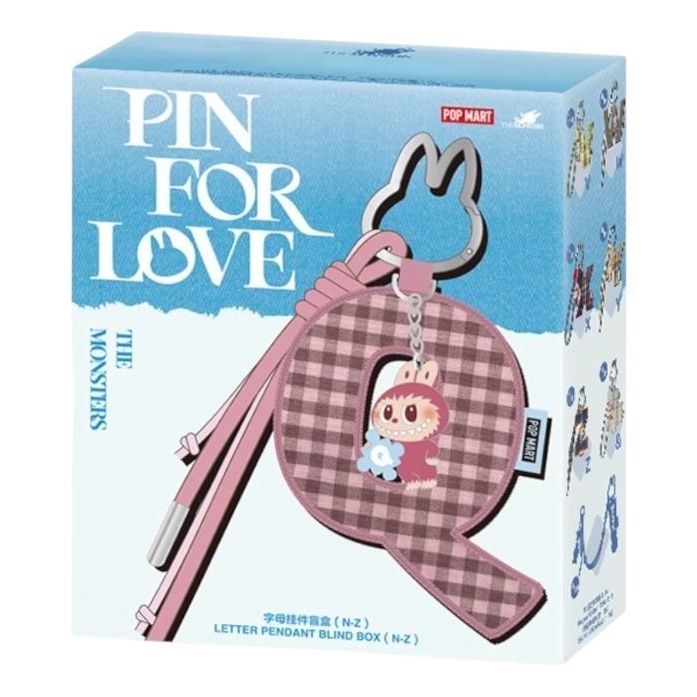 

Лабубу Pop Mart The Monsters Labubu Pin for Love Letter Pendant Sealed Case (N-Z) (1 Blind Box)