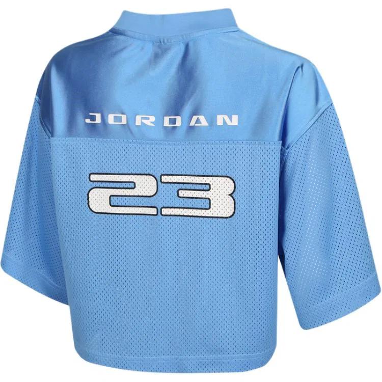Женская футболка с опущенным плечом Drop Shoulder Sleeve Jordan, Blue — фото 3