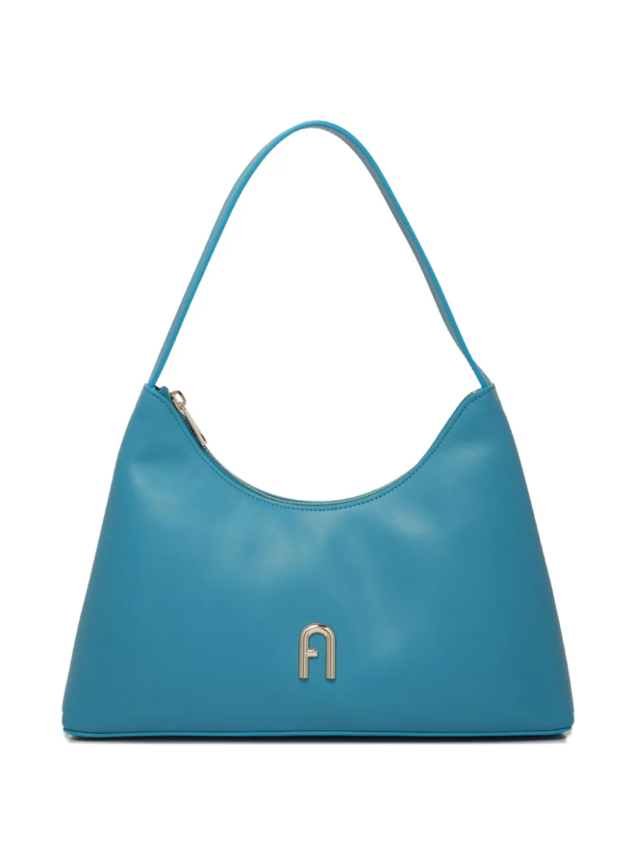 

Кожаная сумка через плечо Furla, синий