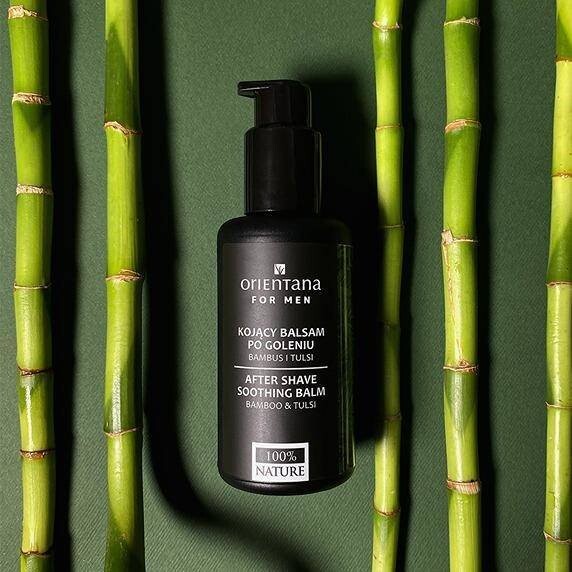 Orientana For Men Успокаивающий бальзам после бритья «Бамбук и тулси», 75 мл — фото 3