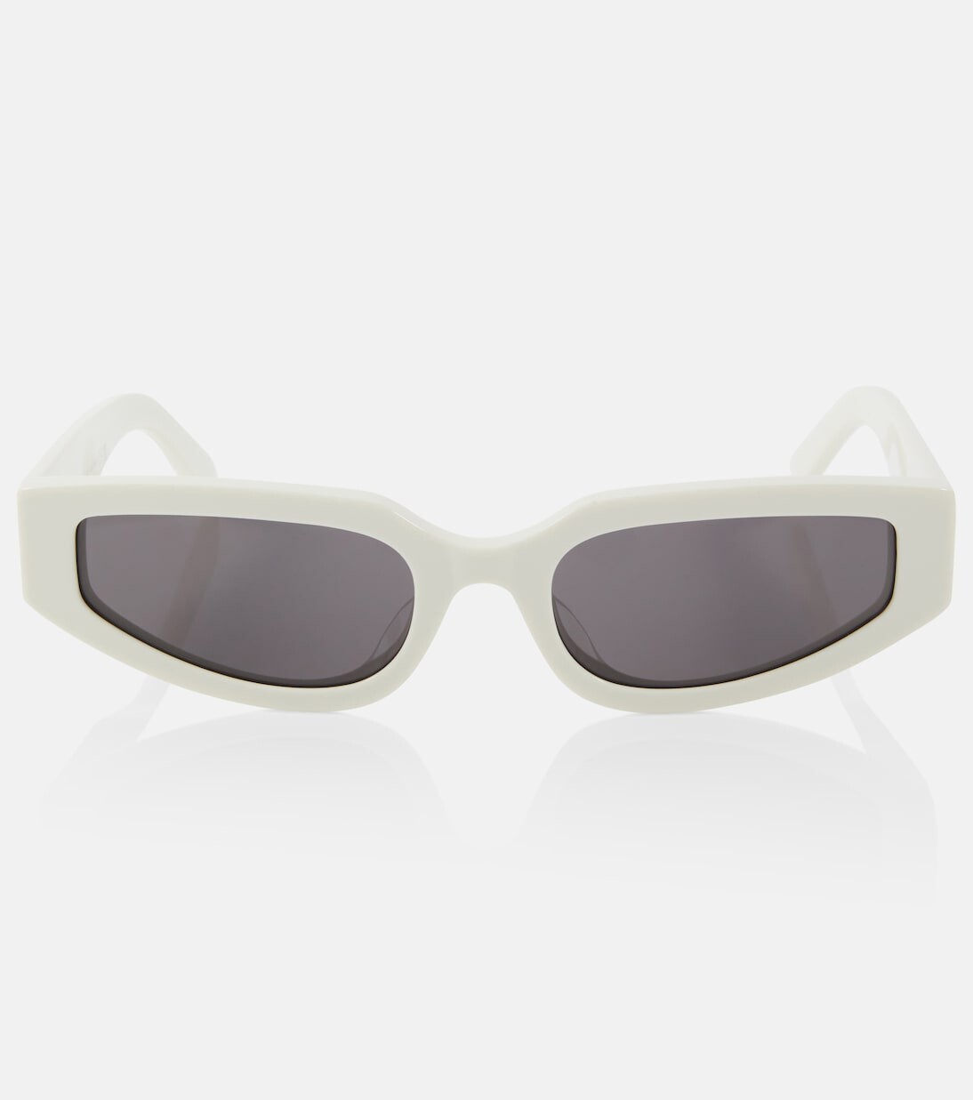 

Солнцезащитные очки triomphe прямоугольной формы Celine Eyewear, белый