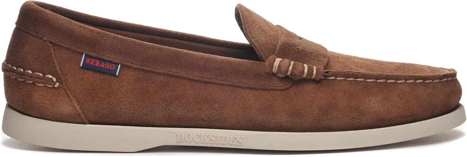 Мокасины из натуральной кожи Sebago, темно-коричневые — фото 2