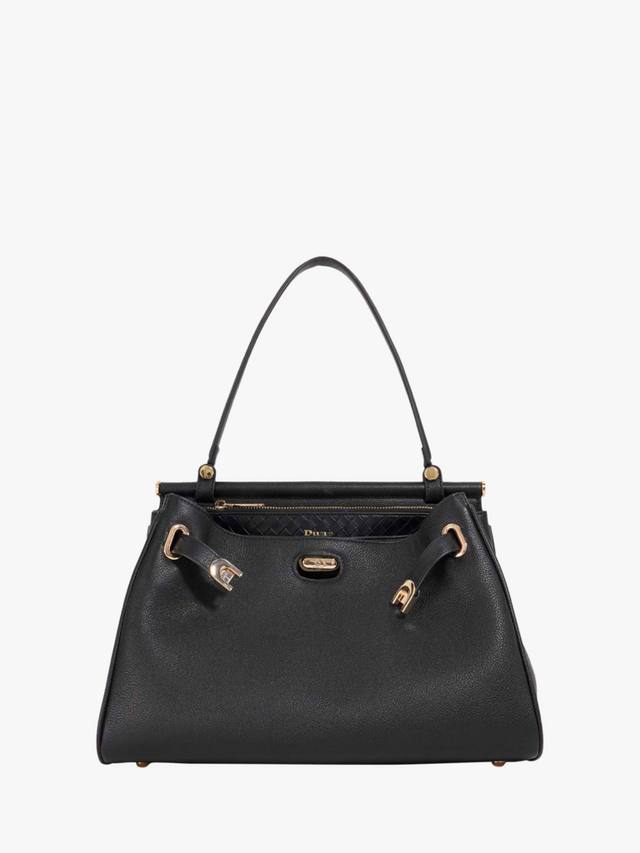 

Динамичная кожаная сумка-тоут M Dune London, Black