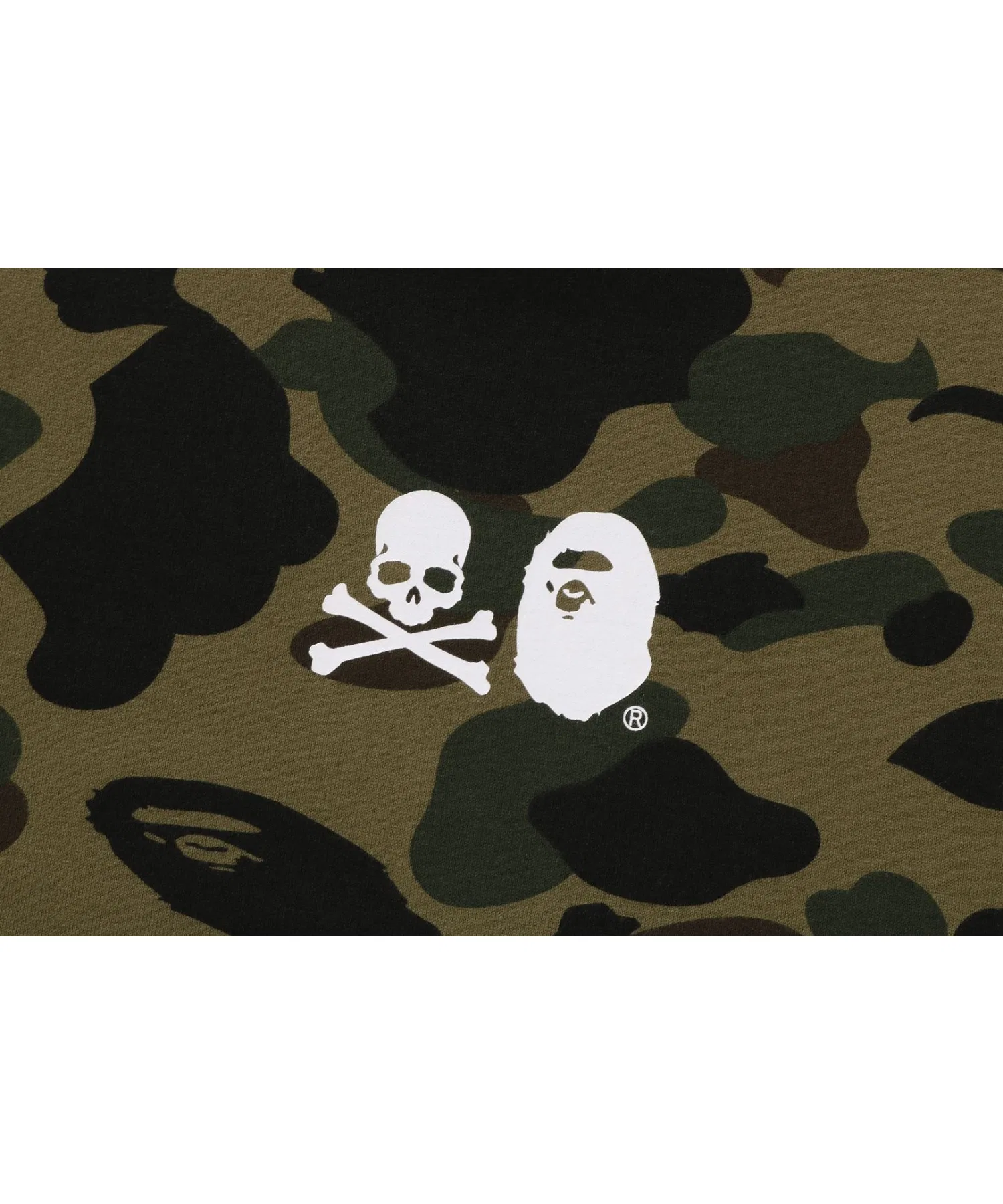 Детская футболка камуфляж A BATHING APE MM 1ST CAMO жёлтая — фото 2