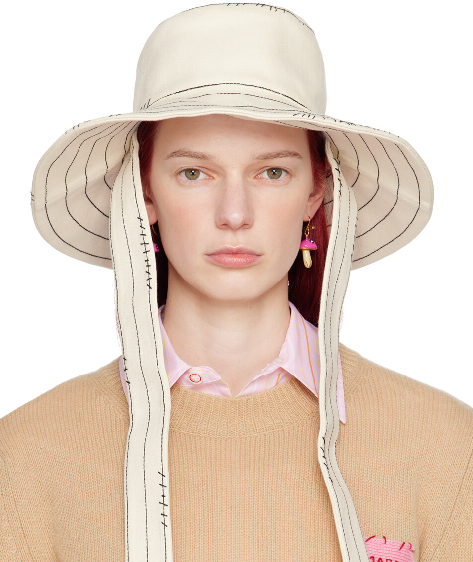 

Панама из био-джинса Off-White Marni