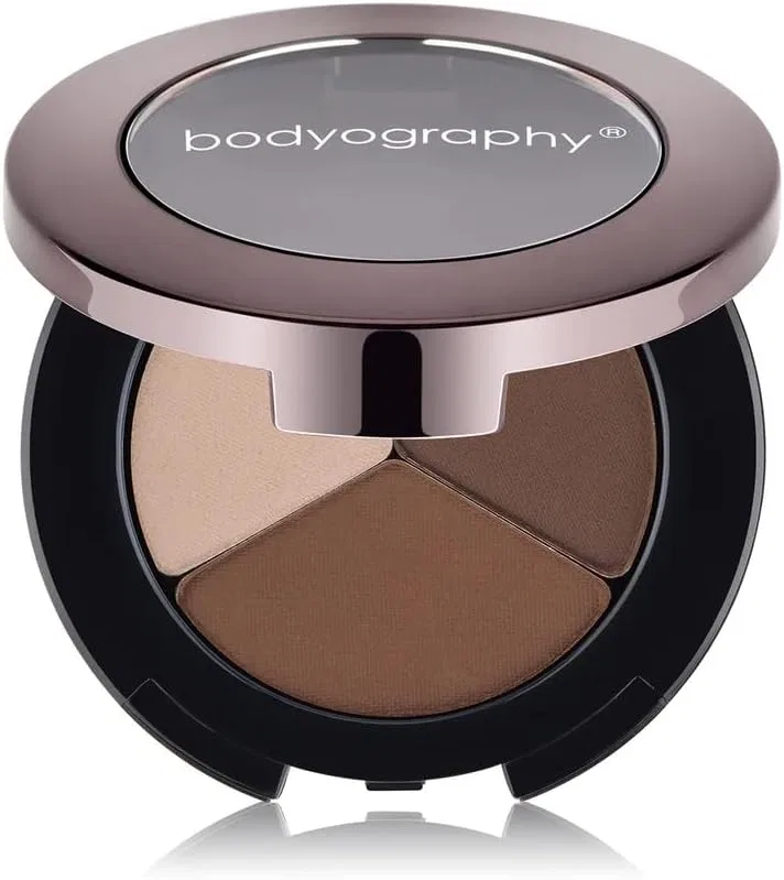 Набор для бровей Bodyography Brow Trio Essential, коричневый