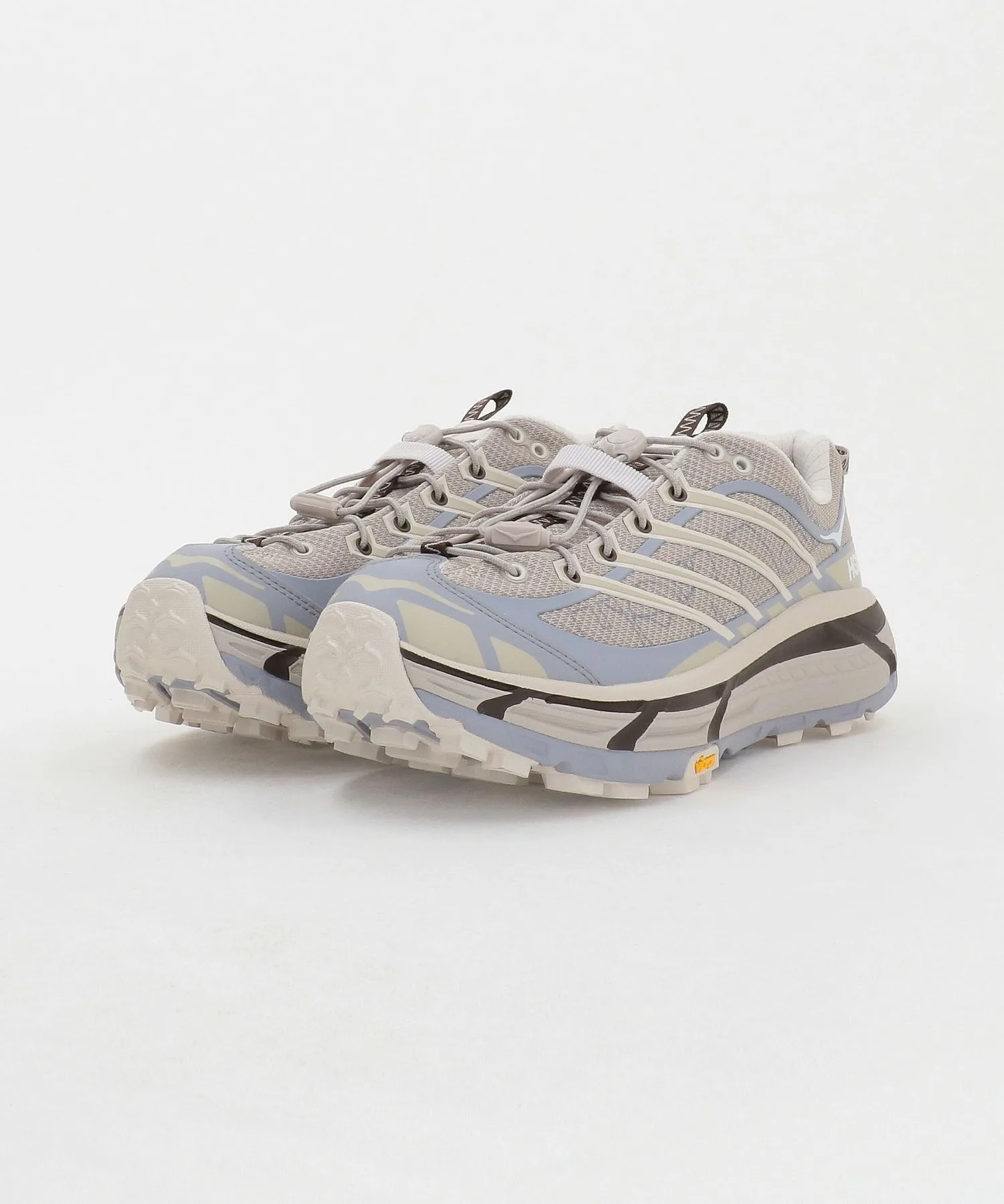 Мужские кроссовки для бега HOKA Mafate Three2 Wordmark серые — фото 3