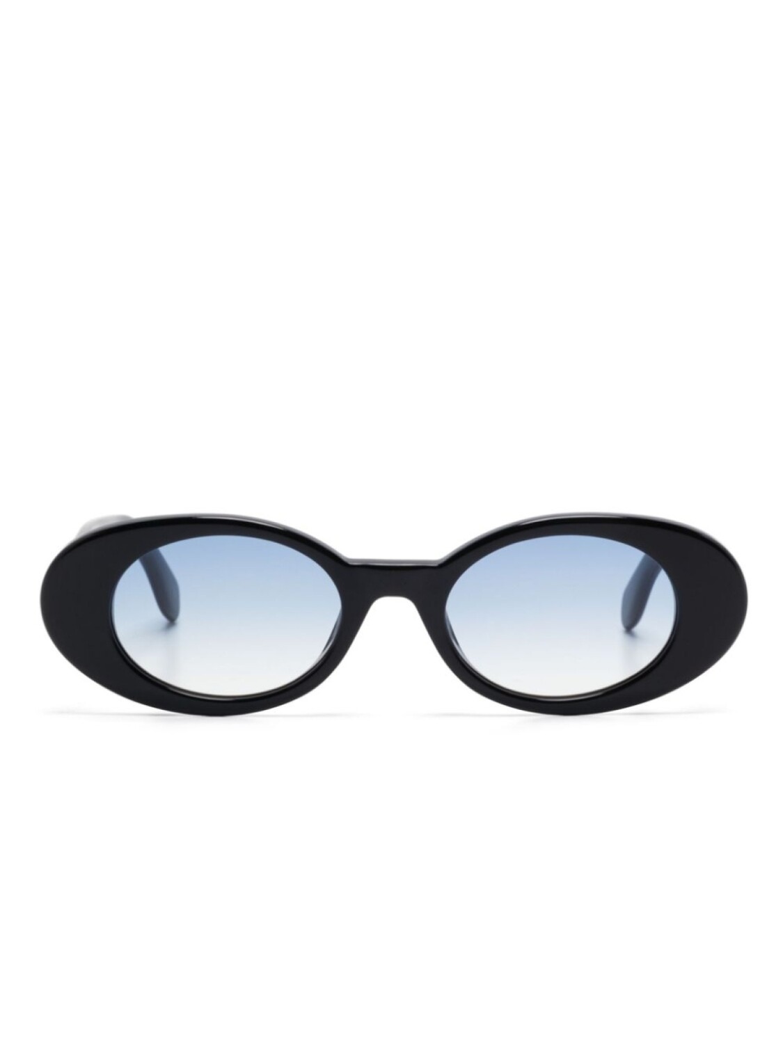 

Palm Angels Eyewear солнцезащитные очки в овальной оправе, черный