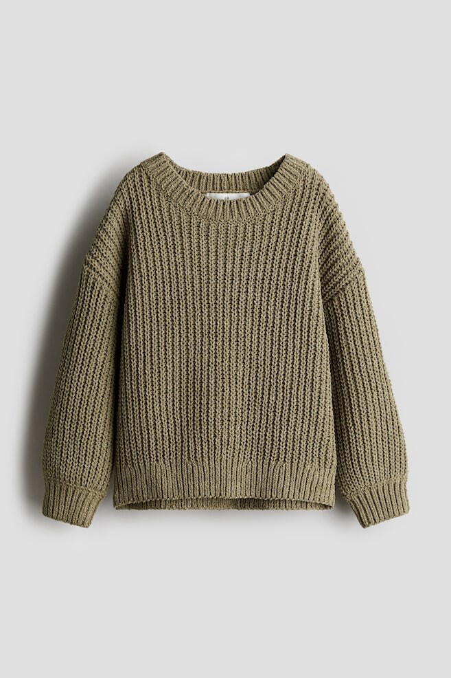 

Свитер из синели H&M, зеленый