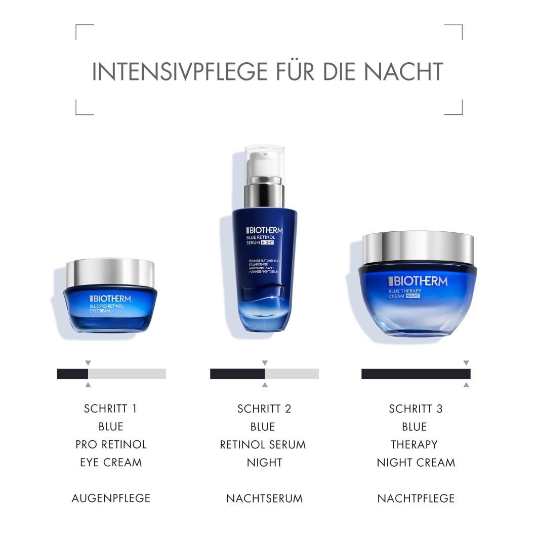Крем для лица blue pro-retinol multi-correct Biotherm, объем 50 мл — фото 3