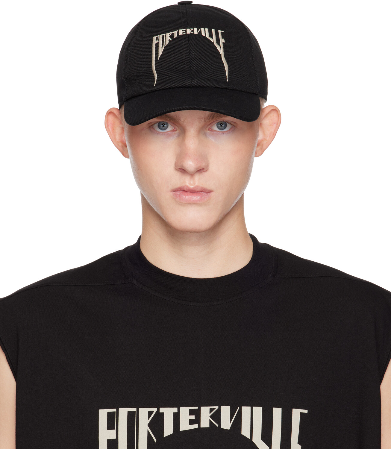 

Черная бейсболка Porterville Rick Owens DRKSHDW, Black/Pearl