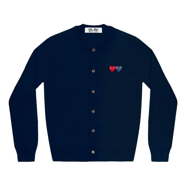 

Кардиган (WMNS) COMME des GARCONS PLAY Cardigan Double Emblem 'Navy' AZ-N057-051-2, темно-синий
