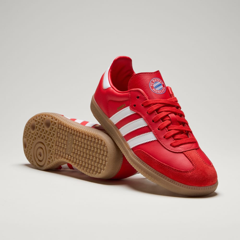 

Кроссовки Adidas Samba FC Bayern Shoes, цвет Red/Cloud White/Red
