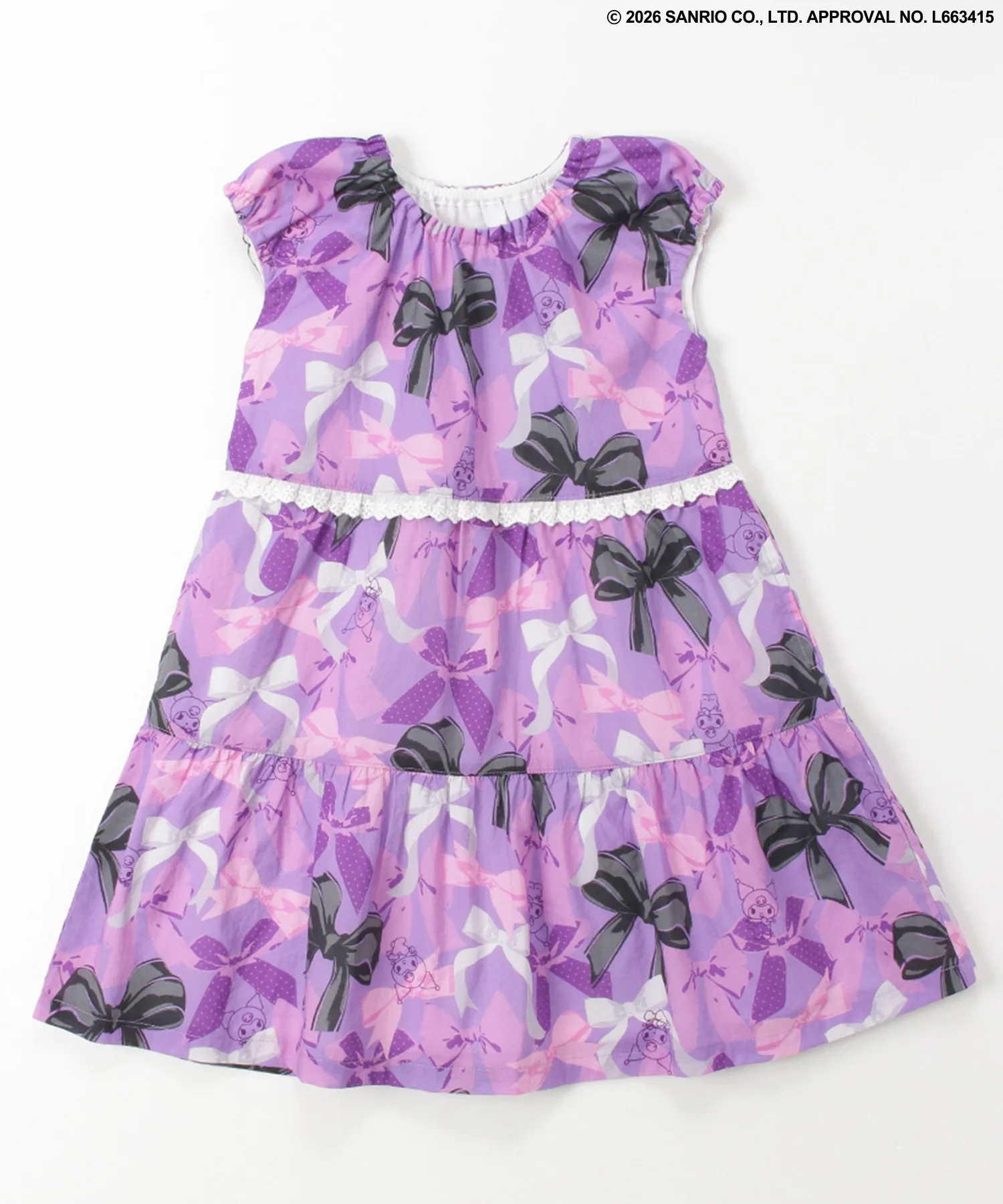 Детское платье с оригинальным дизайном Hakka Kids x Sanrio Characters Purple