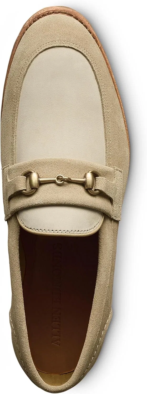 Лоферы Allen Edmonds Randolph Bit, Bone Suede Mix — фото 4