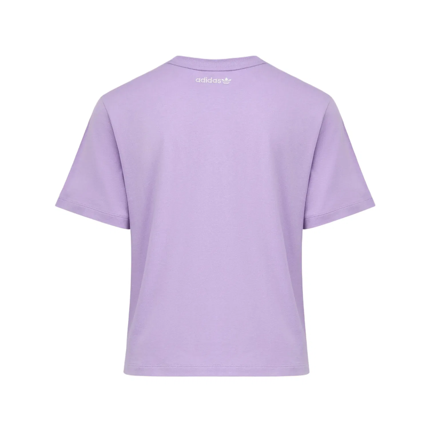 Футболка свободная Adidas Originals Powder Plum Purple/White — фото 3