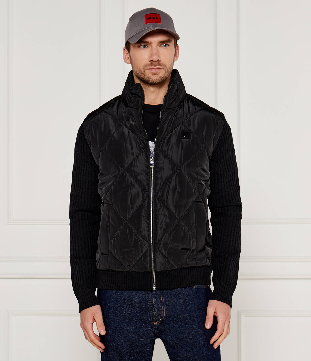 

Куртка HUGO Sybon Regular Fit, черный